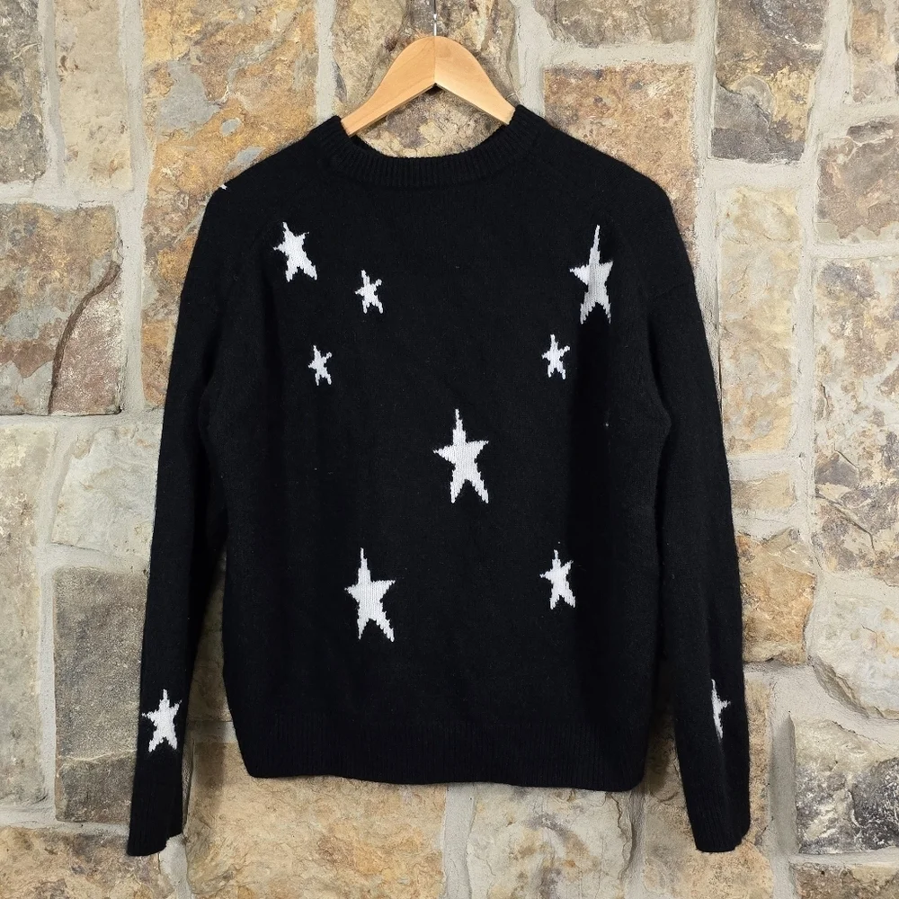 Zadig & Voltaire Markus Star Cashmere Sweater Top Shirt